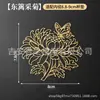 Kit de Materiales para Posavasos con Patrón Auspicioso de Dunhuang DIY Esmalte Cloisonné, Artesanía Tradicional para Estudiantes, Actividad de Patrimonio Tradicional Chino para Principiantes