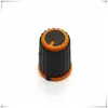 Botão de meia-haste de duas cores Tampa de botão de mixer Botão de potenciômetro tipo eixo D Buraco para botão de volume de plástico 6MM