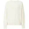 Hongmi Apparel/Cardigan de Tricô de Caxemira com Gola Redonda para Mulheres MOFAN Nova Coleção de Inverno Suéter de Caxemira Quente e Amigo da Pele