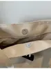 Bolsa de Lona Linda Estilo Japonés para Mujer con Bordado de Dibujos Animados, Gran Capacidad, Adecuada para el Trabajo Diario, Bolso Cruzado de un Solo Hombro, Bolsa de Tote para Artículos Varios de Oficina