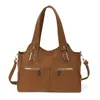 Bolso Grande de Invierno 2025 Nueva Moda Bolso Versátil de Hombro Cruzado Gran Capacidad Bolso Tote Multifuncional para Mujer