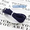 (5 metros) Cuerda de terciopelo coreano de 3 mm, cuerda de terciopelo de doble cara, tejido a mano DIY, collar de suéter, banda para el pelo, cinta para ramo
