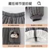 Pantalones para Niña Otoño/Invierno 2026 Nueva Moda Acolchados de Algodón para Bebé Ropa de Invierno Pantalones Jogger Engrosados con Forro de Felpa para Niños