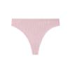Roupa íntima feminina de algodão sexy e coquete esportiva, listrada e sem rastros, calças T-pants europeias e americanas plus size