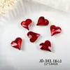 Novedad de moda Puntiagudo Atrás Suelto Diamante Accesorios para Uñas Arte al por Mayor Forma de Corazón Mezclado Decoraciones 3D para Uñas
