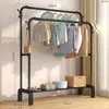 Estante Sencillo para Secar Ropa al por Mayor, Estante de Pie para Ropa, Tendedero Doméstico de Interior, Perchero, Perchero de Dormitorio, Balcón