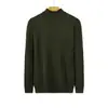Suéter de malha de gola alta para primavera, outono e inverno para homens, camiseta básica de inverno preta, jaqueta top da moda espessa para homens