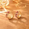Pendientes Brillantes de Zirconia de Alta Gama con Artesanía Exquisita, Modernos y Elegantes, Accesorios para Orejas de Moda con un Estilo Único de Influencer de Nicho