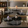 Soporte de Exhibición de Acrílico de 6 mm de Espesor Barra Metálica Redonda Soporte de Exhibición de Joyería Soporte de Exhibición de Figuras Multicapa