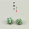 Botón de vidrio estilo nacional Bingyan cheongsam traje Tang botón de ropa forma de loto 12.5MM en stock venta al por mayor