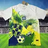 Camiseta Retro de Brasil Local y Visitante Five-Star 980204 Edición Fanática de la Selección Nacional Edición Especial Versión Tailandesa