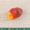 Modelo de Comida Simulação Batata Doce Metade Brinquedo Ornamentos Simulação Batata Doce Pratos de Batata Doce Decoração Adereços para Brincar de Casinha