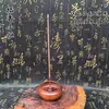 Mini Portaincienso de Madera de Azufaifo Portaincienso para el Hogar Interior Incienso Agujero de Madera de Azufaifo Natural Quemador de Incienso