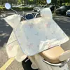 Funda a prueba de viento para vehículo eléctrico, parasol de protección solar y aislamiento térmico de verano, modelo delgado, a prueba de viento para motocicletas eléctricas, apta para todas las estaciones, modelo nuevo