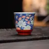 Juego de té de tres piezas con revestimiento de esmalte, modelo nuevo 2026, tazón y taza de té kung fu para la preparación de té en casa