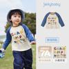 [7A Antibacteriano] Camiseta de Manga Longa Infantil para Meninos Roupas de Outono para Crianças Roupas da Moda para Crianças Confortável Outono Bebê de 6 Anos Tops de Manga Longa