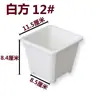 Base Especial para Macetas de Suculentas, Macetas Pequeñas para Plántulas y Esquejes, Macetas Cuadradas Blancas Negras de 10 cm Transfronterizas Fabricante Mayorista