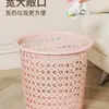 Lixeira para Sala de Estar, Quarto, Cozinha, Vaso Sanitário, Banheiro, Grande Capacidade Escritório Cesto de Papel Vazado de Plástico Sem Tampa