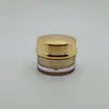 Fabricante acrílico doble capa 30g botella crema dorada crema para el acné 20g crema hidratante botella de crema facial