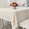 Mantel de PVC, impermeable, resistente al calor y a prueba de polvo, tapete para mesa de comedor sin lavado, posavasos de plástico rectangular, tapete para mesa de café, mantel para sala de estar, para uso doméstico