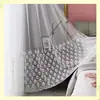 Cortinas Sem Furos Velcro Autoadesivo Janela de Canto Prontas Voil Cortinas Voil Brancas para Porta Atacado Quarto Casa Atacado Transfronteiriço