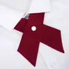 Uniforme Escolar JK Uniforme Escolar Corbata de Lazo Cuello de Flor Hombres y Mujeres Coreanos Corbata de Lazo Cruzada Camisa Lazo