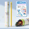 Set de lápices de colores borrables para pintura artística, seguro y sin pintura, alto valor estético, uso creativo sin preocupaciones con goma de borrar