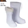 Botas de Algodão Espumado de Inverno Sapatos de Algodão EVA Sapatos Quentes Impermeáveis Sapatos de Chuva de Algodão Raquetes de Neve Sola Antiderrapante Espessados Quentes Resistentes ao Desgaste