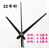 Aguja de Reloj DIY Reloj de Cuarzo Negro Reloj de Cruz Metal Hecho a Mano Movimiento Digital Punto de Cruz Reloj de Pared Aguja Indicadora Segundo