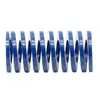 Mola de Compressão Espiral Retangular 65Mn Azul Forte Mola de Pressão Mola de Fio Plano Hardware Personalizado Azul