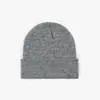 Venta al por mayor del fabricante Gorro cálido de moda para otoño e invierno, Gorro de punto a prueba de frío, Color sólido para exteriores, Protección para las orejas, Gorro de lana, Logotipo bordado