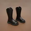 Sapatos de Menina Botas Longas Infantis Estilo Outono e Inverno Botas de Cano Alto 2026 Novo Estilo Botas Individuais de Princesa para Meninas Botas de Algodão