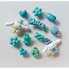 Charms para Zapatos Hebilla para Zapatos Accesorios para Zuecos Decoraciones Lindas Hebilla Desmontable de Diamante 3D DIY Accesorios Creativos