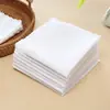 Pañuelo Unisex de Algodón Puro de 30 cm con Borde Festoneado, Estilo Delgado Nostálgico Vintage, Pañuelo Absorbente para Secar el Sudor, Toalla Cuadrada Impresa para Bordado DIY