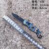 Nuevo llavero plegable para exteriores de acero inoxidable, cuchillo para fruta, hoja de cuchillo, cuchillo portátil de autodefensa