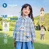 Roupas de Outono Primavera e Outono Camisas para Meninos Roupas para Crianças Meninas Tops para Bebês Roupas para Crianças 2025 Novas Camisas de Manga Longa para Crianças Bebê