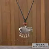 Collar de Plata Retro Xizang para Mujer Cadena Larga para Suéter Más Fácil de Combinar Sifanglaicai Candado Seguro Estilo Étnico Accesorios Literarios Colgante