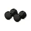 Pendientes redondos populares transfronterizos, ear cuffs de barra, tachuelas cuadradas, ear cuffs de acero inoxidable para hombre, pendientes de piercing negros