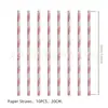 Amazon Tema Lazo Rosa Decoraciones de Mesa para Fiesta de Cumpleaños Platos de Papel Desechables Vasos de Papel Banderines