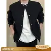 2026 Cardigan de Tricô Gola Redonda de Luxo Leve Temperamento Unissex Botões Versátil Toque de Alto Padrão Amigo da Pele Casaco Suéter Versátil