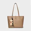 Bolso Tote, Gran Capacidad, Bolso Cruzado para Mujer, Color Sólido, Bolso de Hombro Versátil, Bolso para el Trabajo y los Viajes, Bolso de Axila