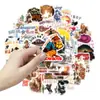 50 Pegatinas Creativas Culturales del Oeste Vaquero Retro, Pegatinas para Equipaje de Mano, Cuaderno, Refrigerador, Pegatinas Decorativas al por Mayor