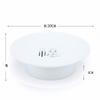 Cerámica China Flor de Loto Plato Alto para Frutas Plato para Bocadillos de Té Plato para Pasteles Bandeja para Frutas Frutas Secas Plato de Postre Creativo para el Hogar