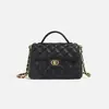 2026 Nuevo Estilo Bolso de Mujer Chanel-Inspired con Solapa de Cuero Suave, Bolso de Hombro Cruzado de Cadena Acolchado Versátil y de Moda