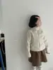2025 Nova Jaqueta de Penas Infantil 90 Penas de Pato Branco Meninos e Meninas Uniforme Escolar Artefato Jaqueta de Penas Jaqueta Atacado Transfronteiriço