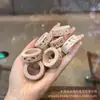 Madeira de Faia Desenho Animado Gato e Cachorro Correndo Anel DIY Acessórios de Brinquedo Pulseira Pulseira Conta Corda Trançada Pingente Acessórios Criativos