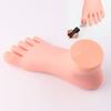 Herramientas de Manicura Venta al por Mayor Práctica Modelo de Pie Único para Práctica de Manicura Pies Protésicos Pie Izquierdo y Pie Derecho Modelo Tablero de Exhibición Modelo de Pie Protésico Suave