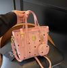 Bolsa de Mão com Estampa de Moda Super Popular Feminina Chegada Nova 2025 Versátil Bolsa de Ombro de Nicho Popular na Internet Bolsa Transversal Popular