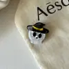 Clip para el Cabello Mini Lindo de Halloween Transfronterizo Clip para el Cabello de Acrílico Gato Araña Fantasma Murciélago Calabaza Clip Pequeño para el Cabello Accesorios para el Cabello
