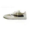 Zapatos Putian Aj1 Gancho Inverso de Caña Baja Rayo Teng Yuanhao Canario Dorado Retro Casual Deportivas para Hombres y Mujeres
